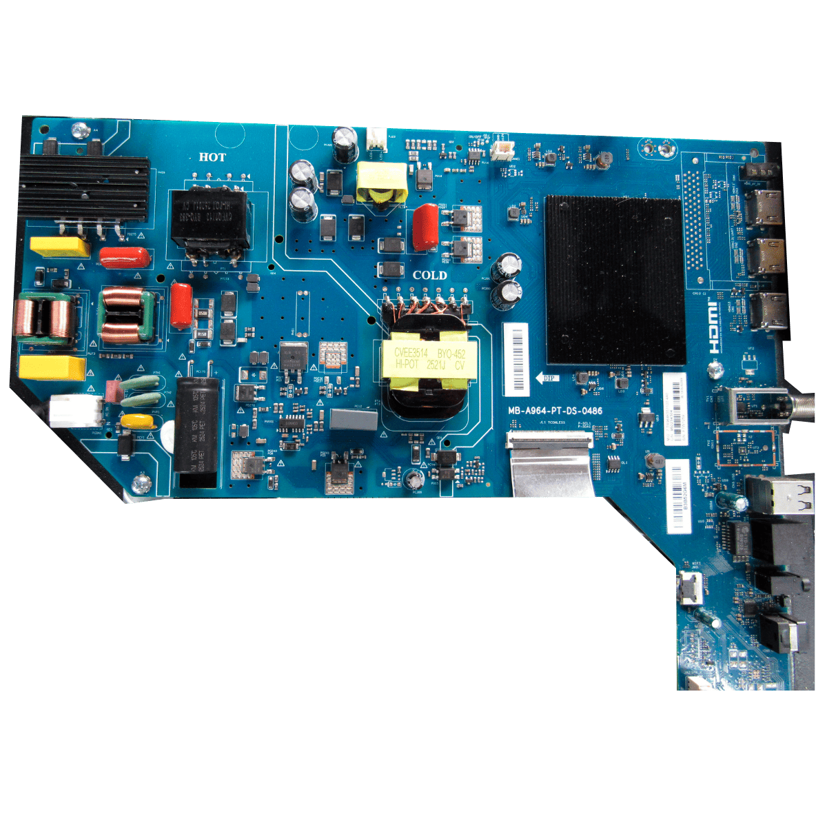 BOARD / PLACA PRINCIPAL TV FINLANDEK – MB-A964-PT-DS0486